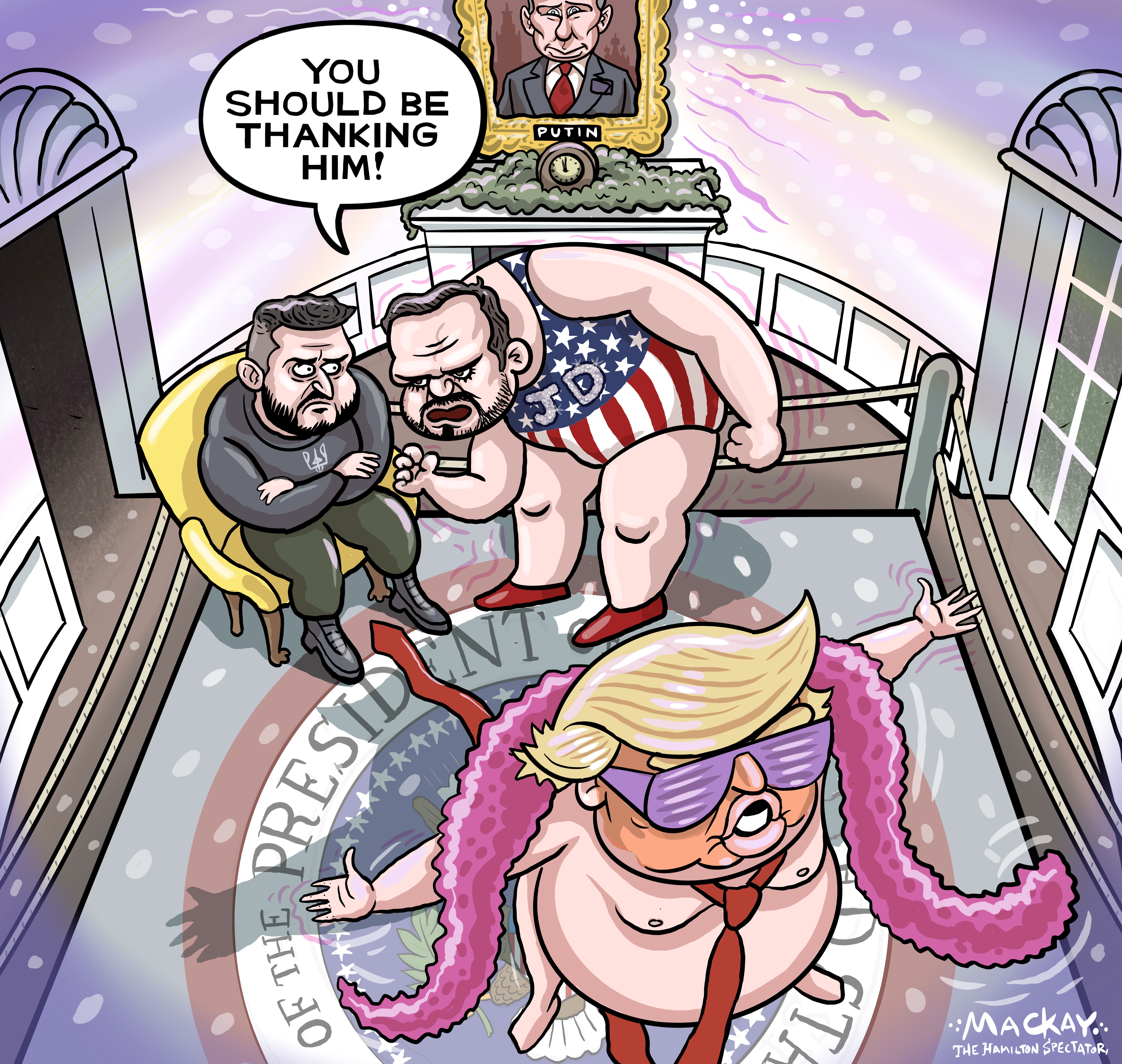 Trump Zelensky cartoon