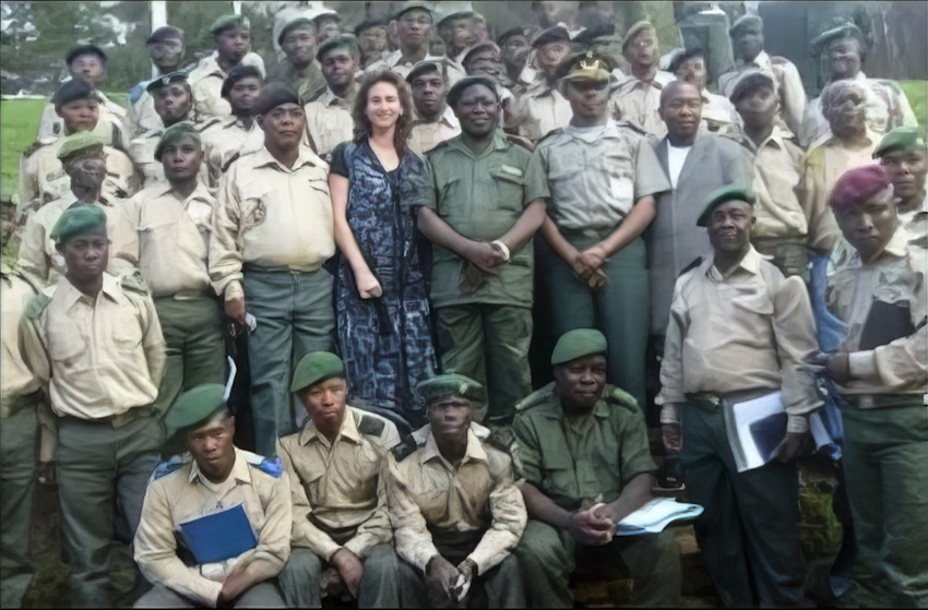 Lena and Congolese trainees