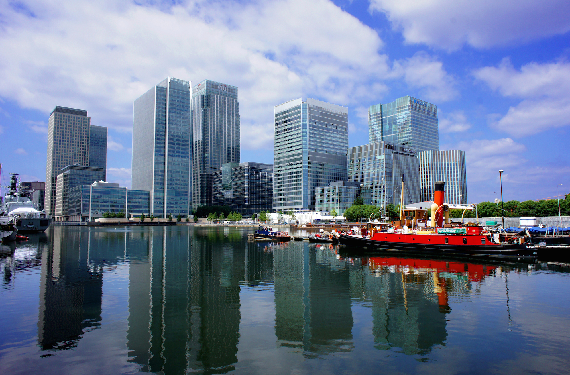 Доклендс Лондон. Docklands London бизнес центры. Реновация портового района Доклендс, город Лондон, Великобритания. ДОКЛЭНД (Лондон фото.