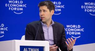 Sam Altman at the WEF 2024