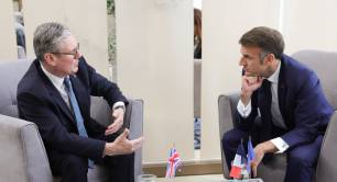 Keir Starmer and Emmanuel Macron at NATO summit