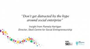 "Don't get distracted by the hype around social enterprise"